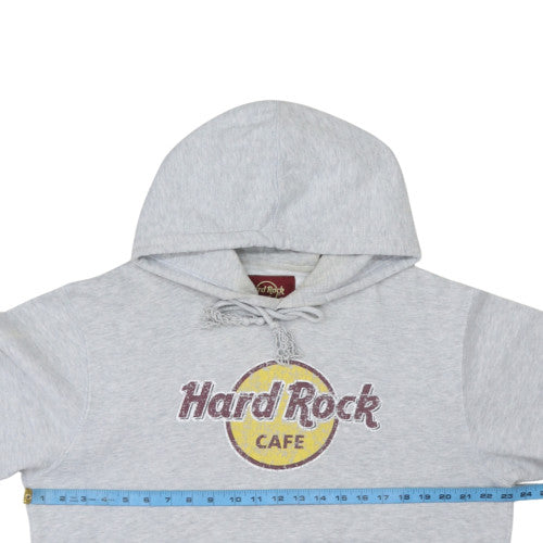 Mens UK Size L Hard Rock Cafe Grey Pullover Hoodie