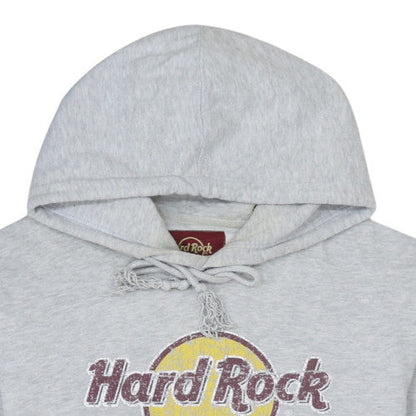 Mens UK Size L Hard Rock Cafe Grey Pullover Hoodie