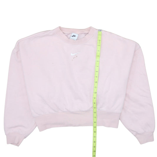 Womens UK Size XS Nike Pink Pullover Sweatshirt