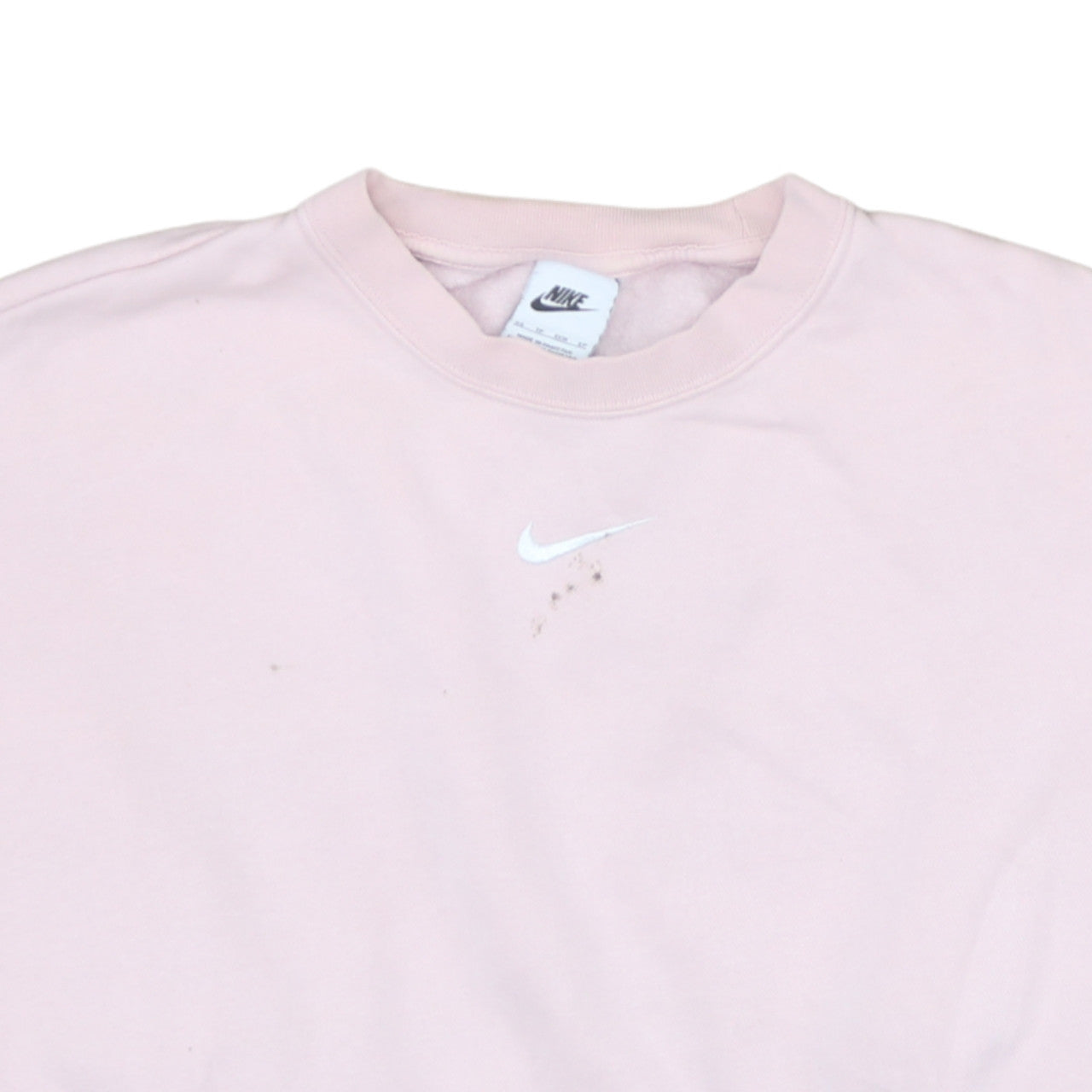 Womens UK Size XS Nike Pink Pullover Sweatshirt