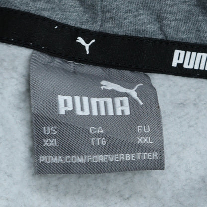 Mens UK Size 2XL PUMA Grey Pullover Hoodie