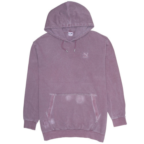 Mens UK Size XL PUMA Purple Pullover Hoodie
