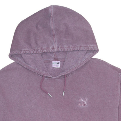 Mens UK Size XL PUMA Purple Pullover Hoodie