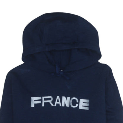Mens UK Size M Nike Blue Pullover Hoodie