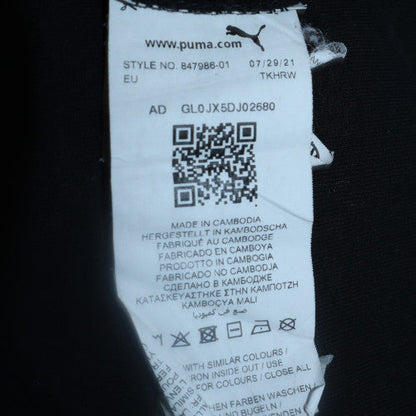 Mens UK Size M PUMA Black Full Zip Hoodie