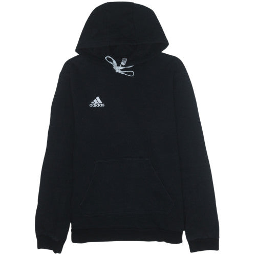 Mens UK Size M adidas Black Pullover Hoodie