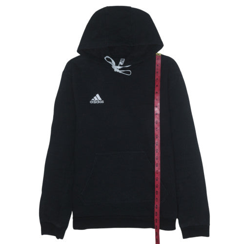 Mens UK Size M adidas Black Pullover Hoodie
