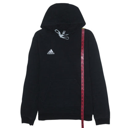 Mens UK Size M adidas Black Pullover Hoodie