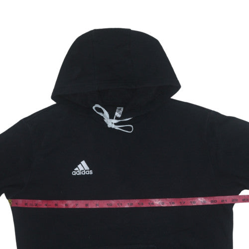 Mens UK Size M adidas Black Pullover Hoodie
