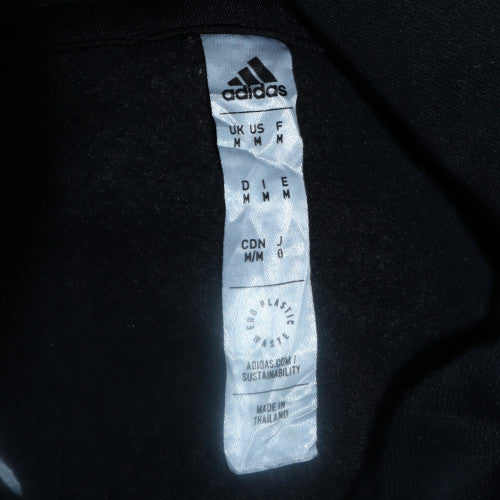 Mens UK Size M adidas Black Pullover Hoodie