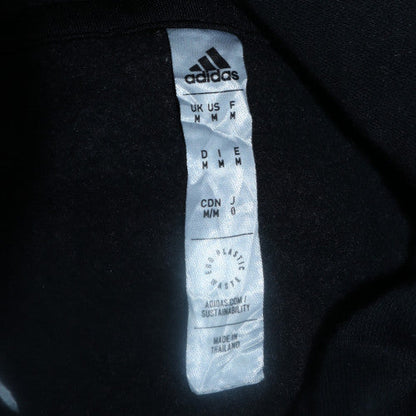 Mens UK Size M adidas Black Pullover Hoodie