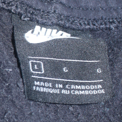 Mens UK Size L Nike Regular Fit Jogger Black Trousers