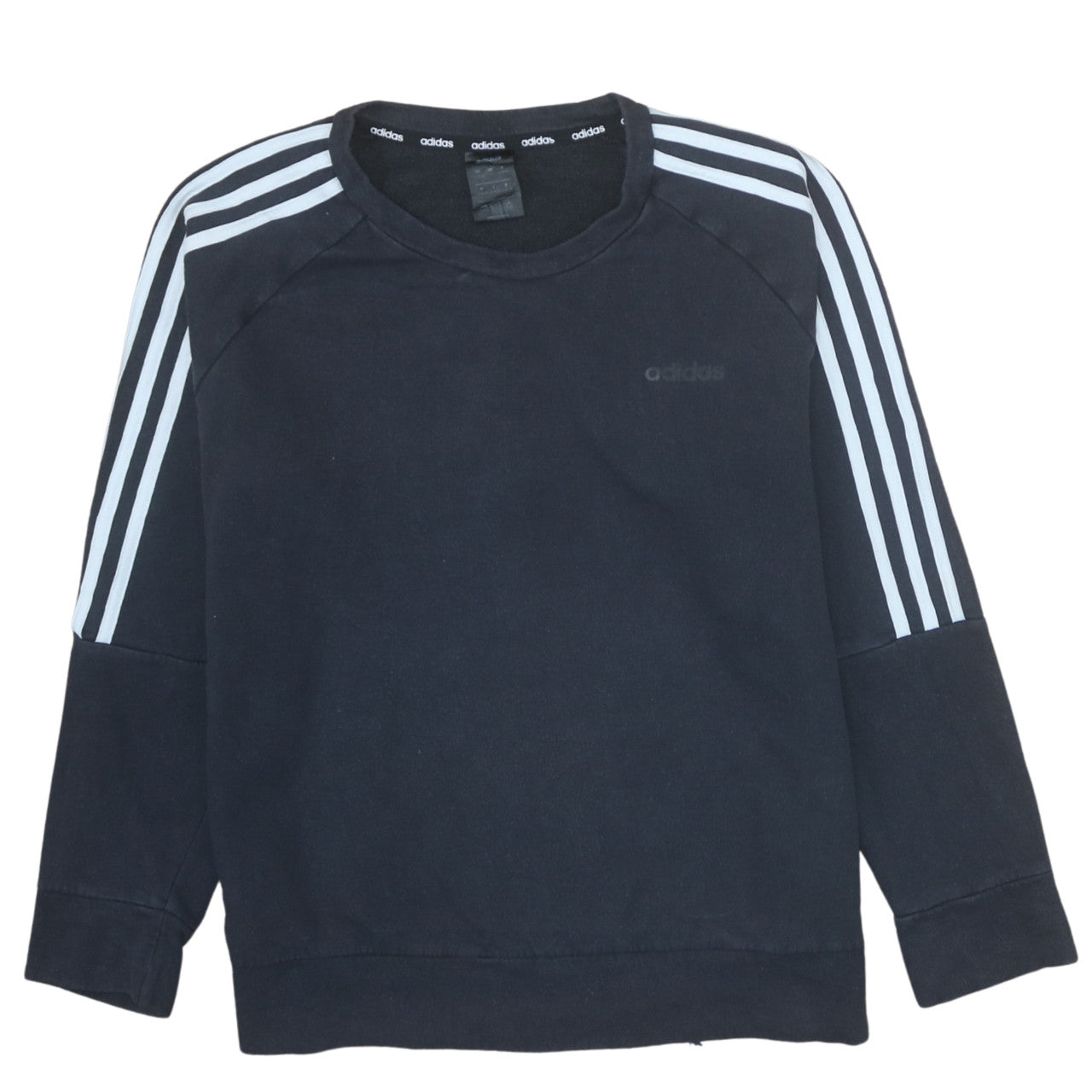 Womens UK Size 14 adidas Black Pullover Sweatshirt