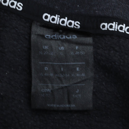Womens UK Size 14 adidas Black Pullover Sweatshirt