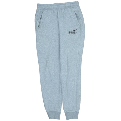 Puma Men's Grey Jogger Sweatpants S Regular Fit Elastic Waist Activewear
