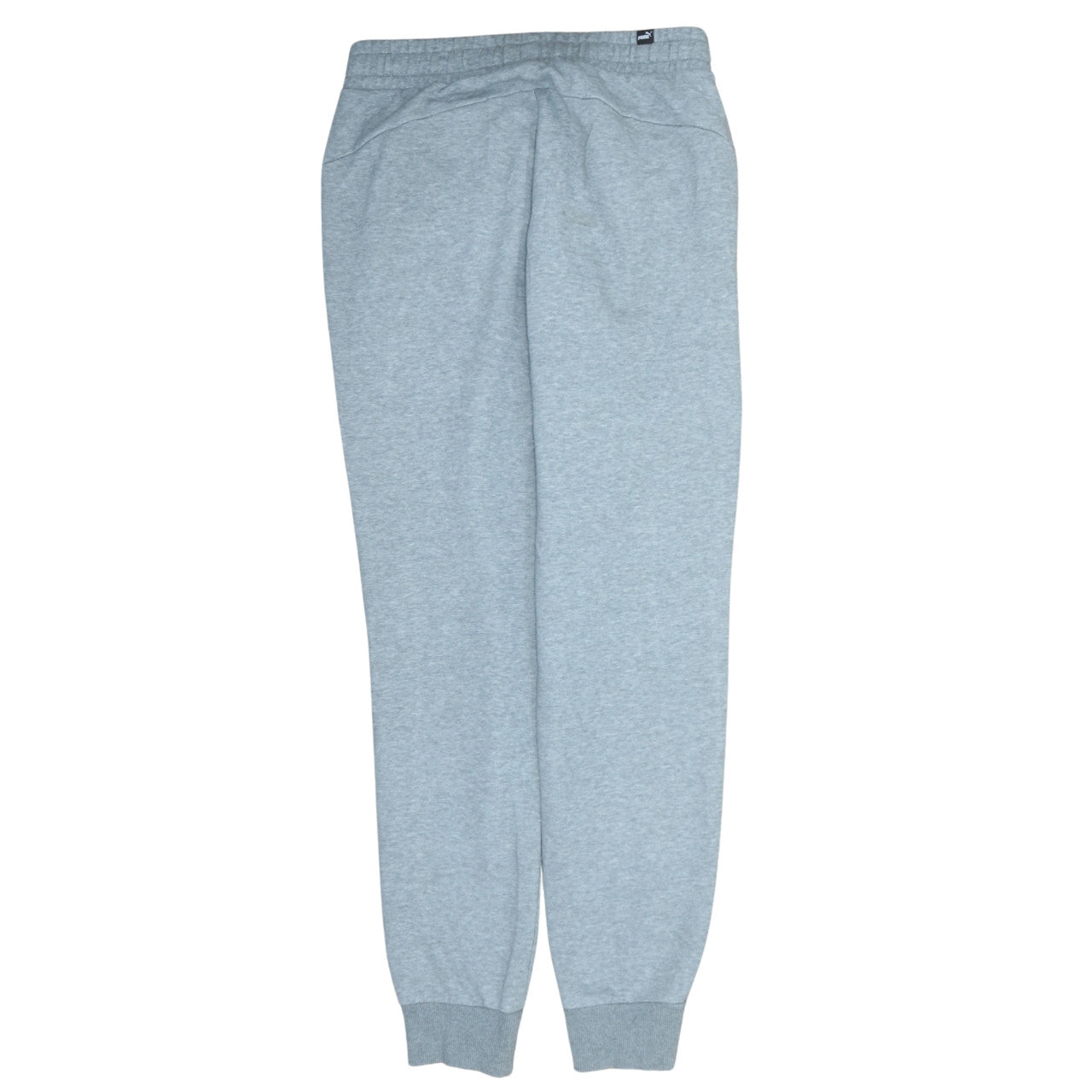 Puma Men's Grey Jogger Sweatpants S Regular Fit Elastic Waist Activewear