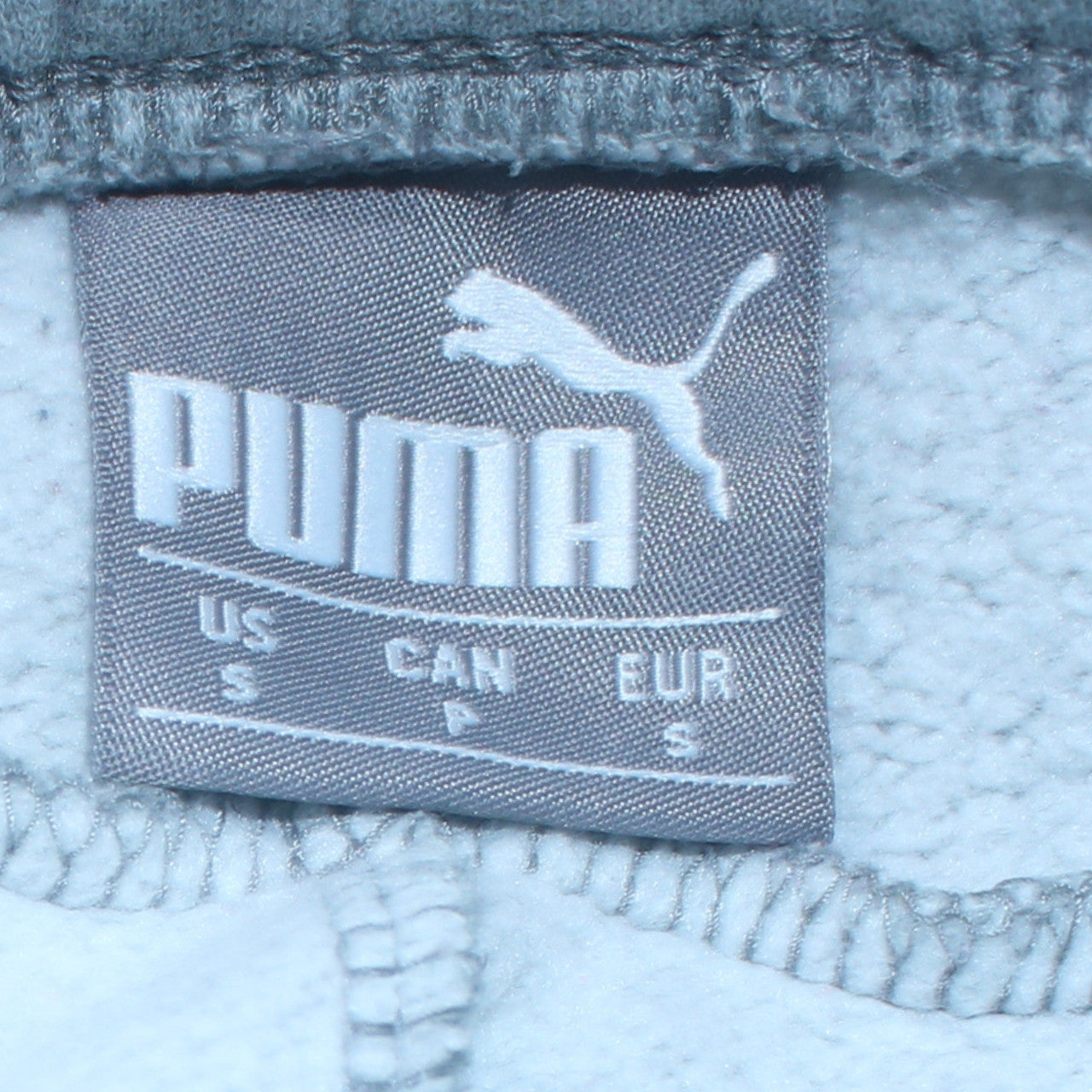 Puma Men's Grey Jogger Sweatpants S Regular Fit Elastic Waist Activewear