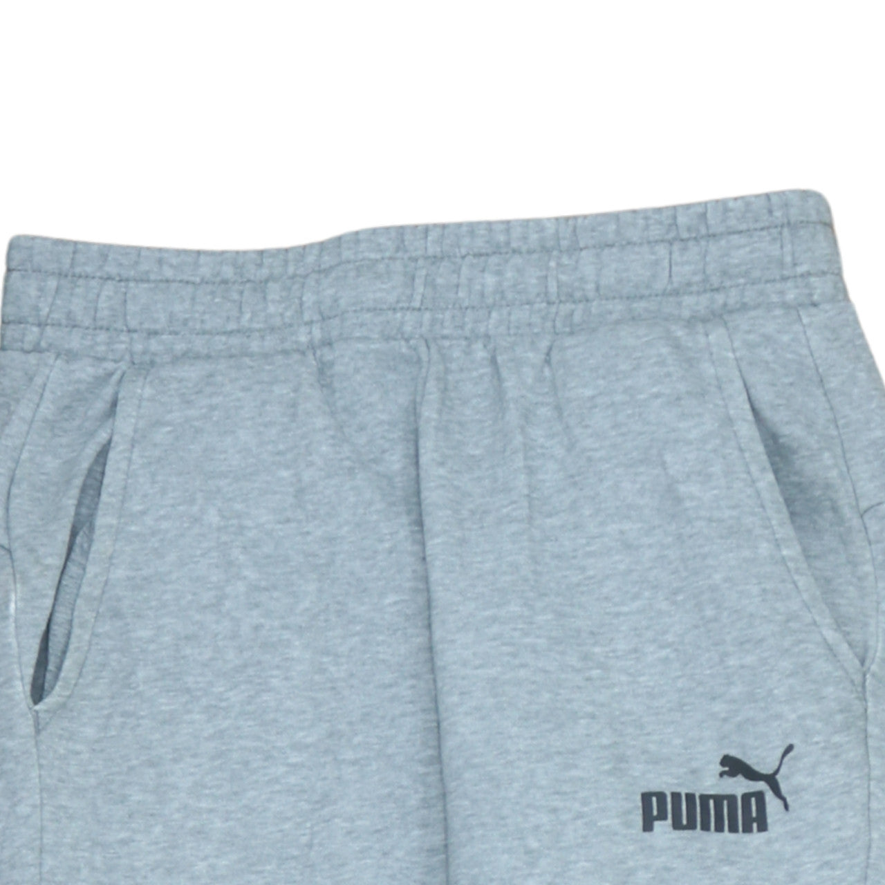 Puma Men's Grey Jogger Sweatpants S Regular Fit Elastic Waist Activewear