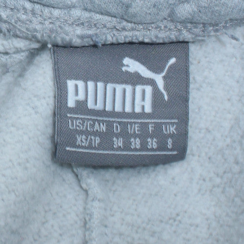 Womens UK Size 8 PUMA Regular Fit Jogger Grey Trousers