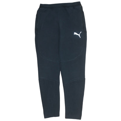 Mens UK Size S PUMA Regular Fit Jogger Black Trousers