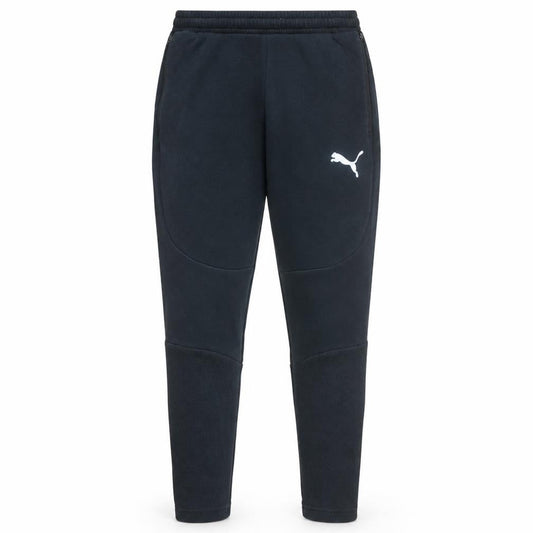 Front view of Puma Men's Black Jogger Sweatpants, size S, Regular Fit Activewear