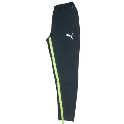 Mens UK Size S PUMA Regular Fit Jogger Black Trousers
