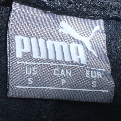 Mens UK Size S PUMA Regular Fit Jogger Black Trousers