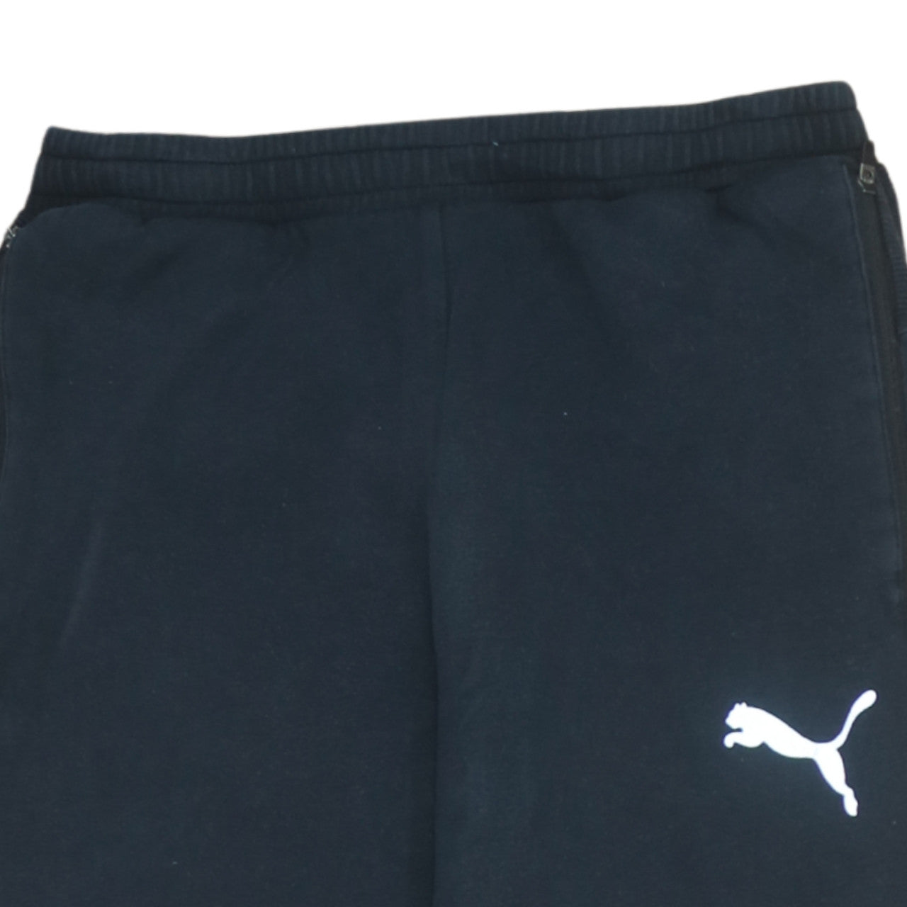 Mens UK Size S PUMA Regular Fit Jogger Black Trousers