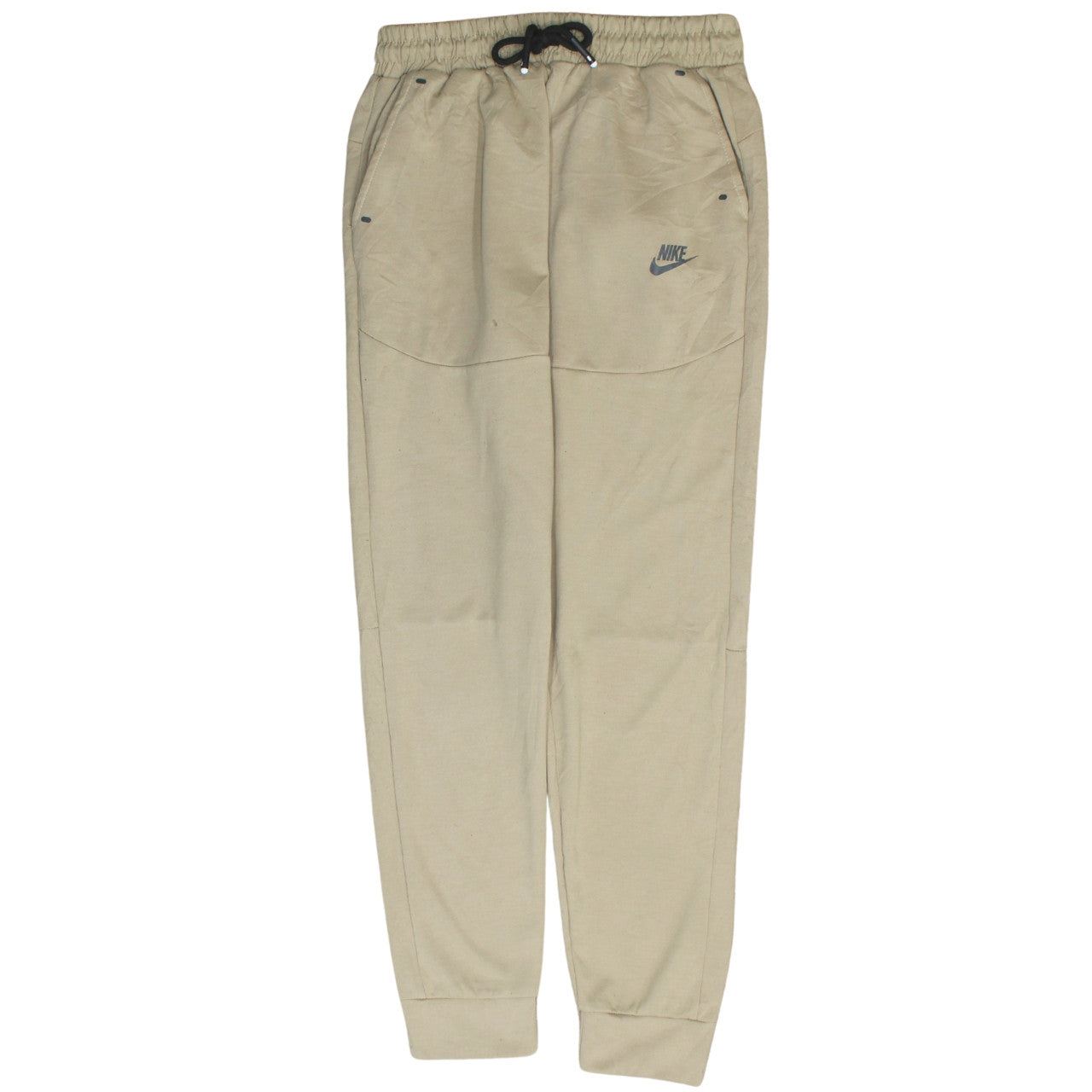 Mens UK Size M Nike Regular Fit Jogger Beige Trousers