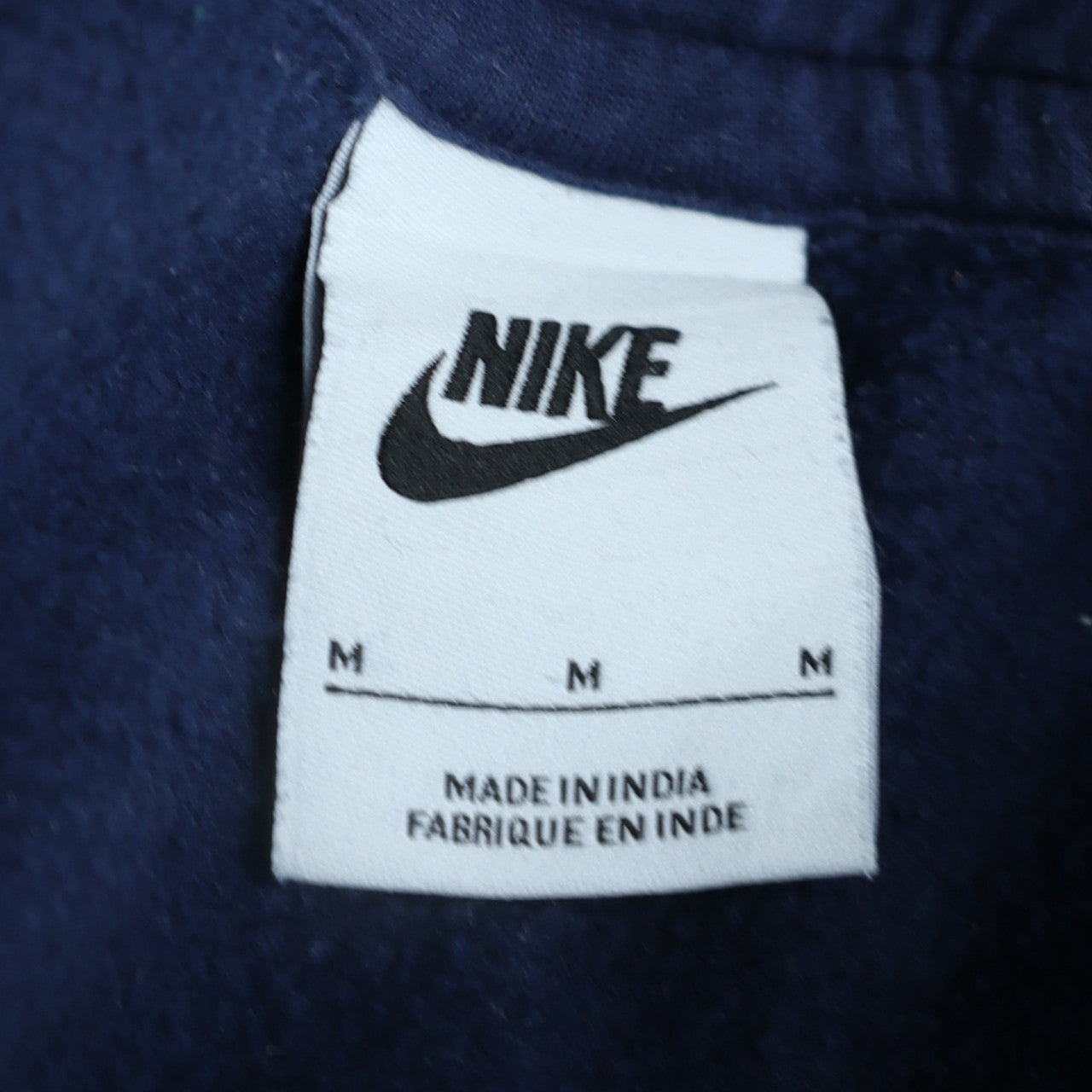 Mens UK Size M Nike Blue Pullover Hoodie