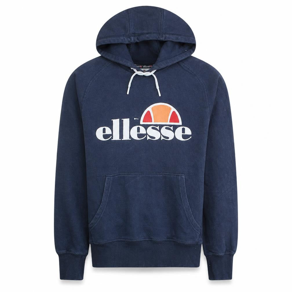 Mens UK Size XS ellesse Blue Pullover Hoodie