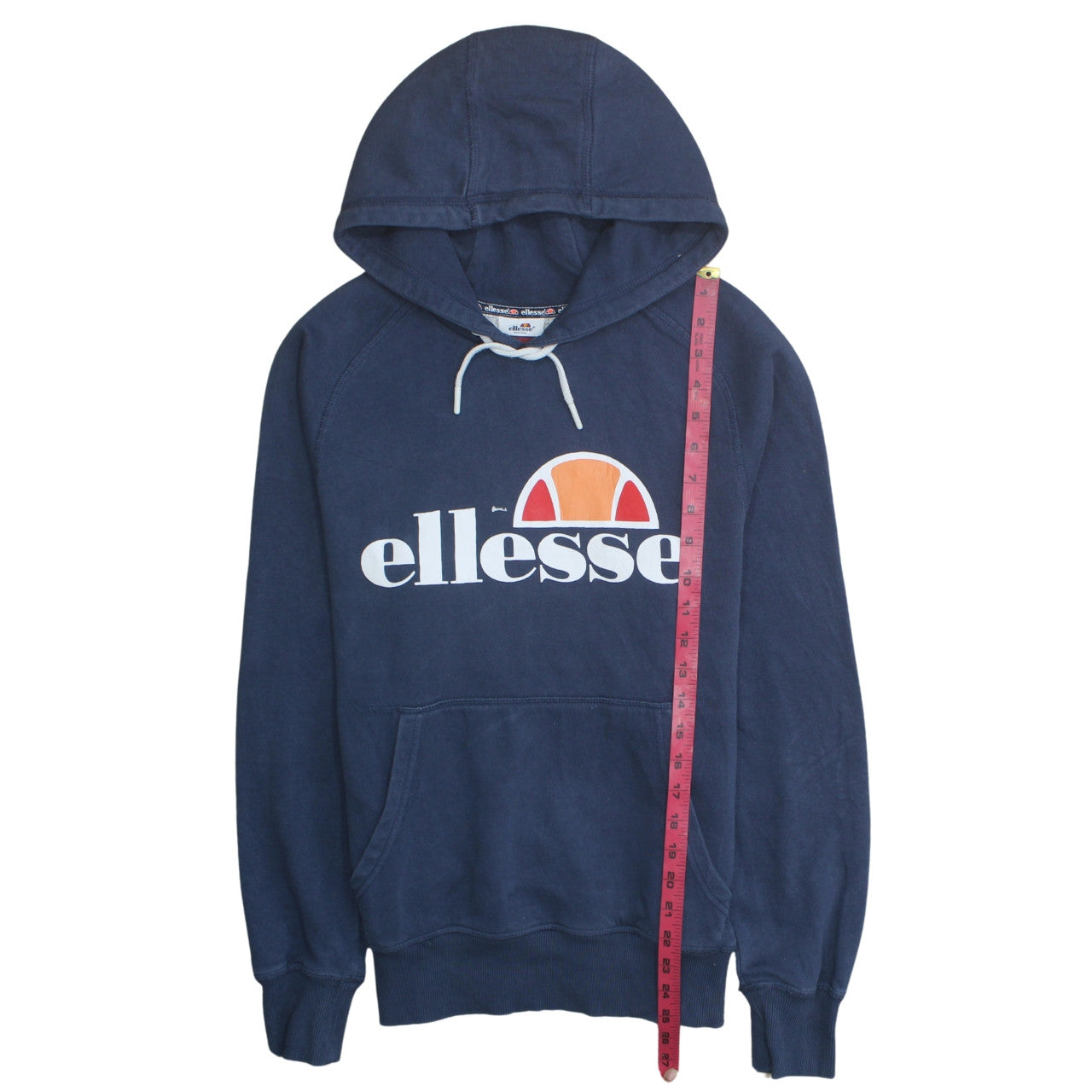 Mens UK Size XS ellesse Blue Pullover Hoodie