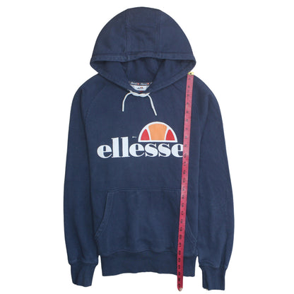 Mens UK Size XS ellesse Blue Pullover Hoodie