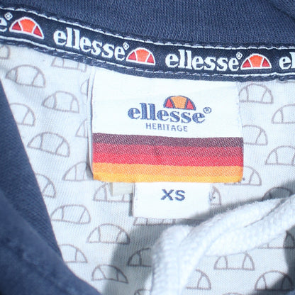 Mens UK Size XS ellesse Blue Pullover Hoodie