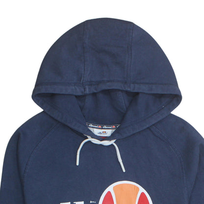 Mens UK Size XS ellesse Blue Pullover Hoodie