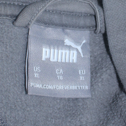 Mens UK Size XL PUMA Grey Full Zip Hoodie