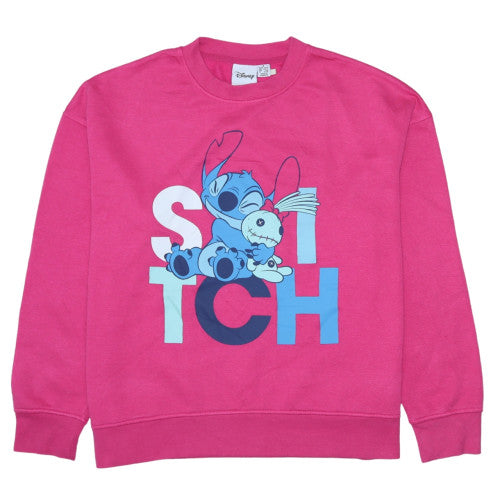Womens UK Size M Primark Pink Pullover Sweatshirt