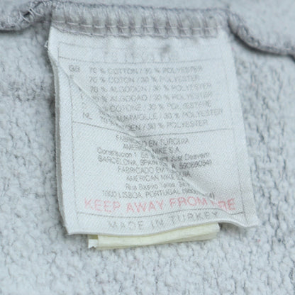 Mens UK Size L Nike Grey Full Zip Hoodie