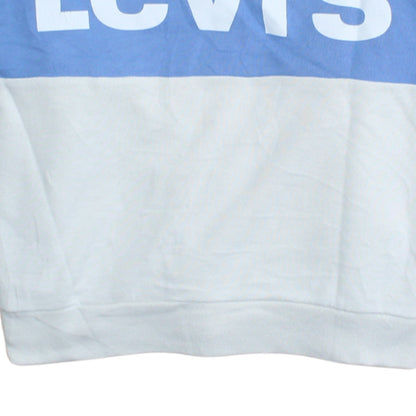 Womens UK Size S Levi's White Pullover Sweatshirt