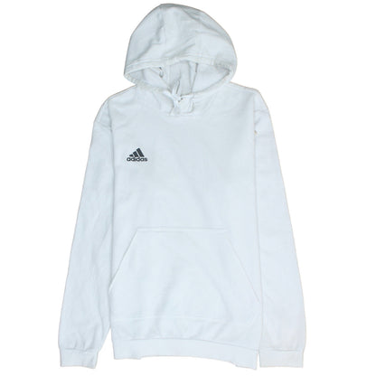 Mens UK Size L adidas White Pullover Hoodie