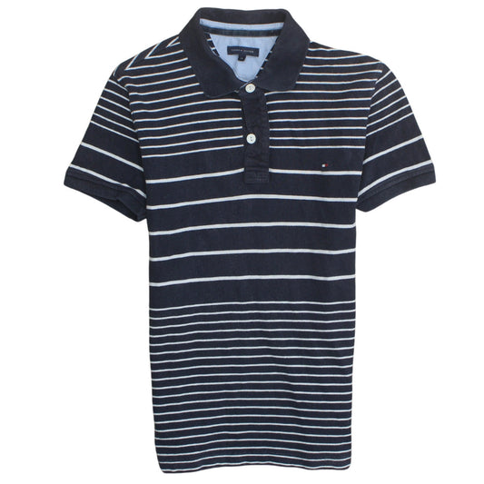 Womens UK Size 14 Tommy Hilfiger Blue Basic Polo