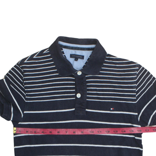Womens UK Size 14 Tommy Hilfiger Blue Basic Polo