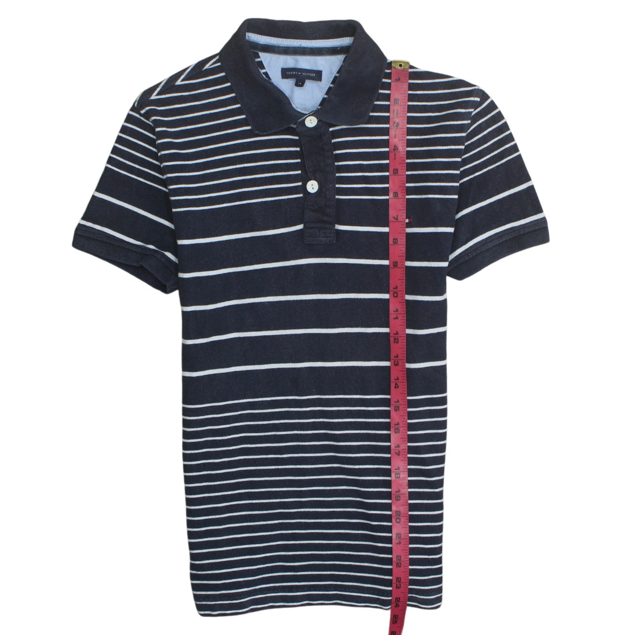 Womens UK Size 14 Tommy Hilfiger Blue Basic Polo