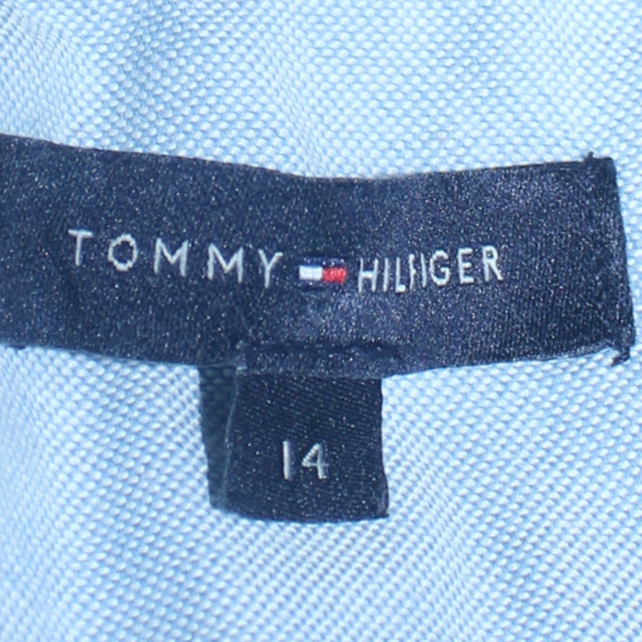 Womens UK Size 14 Tommy Hilfiger Blue Basic Polo