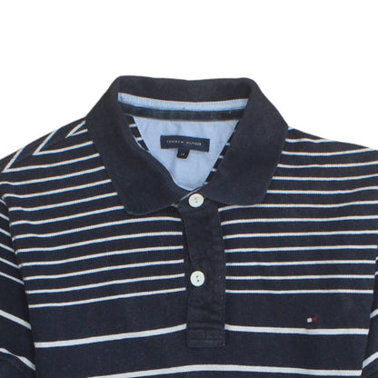 Womens UK Size 14 Tommy Hilfiger Blue Basic Polo