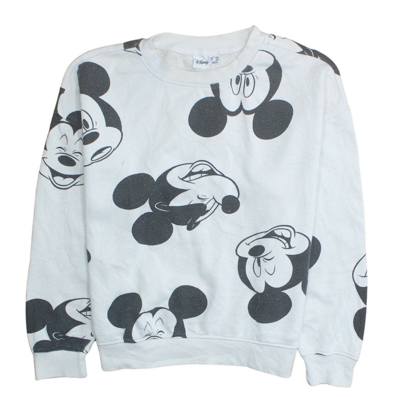 Womens UK Size M Disney White Pullover Sweatshirt