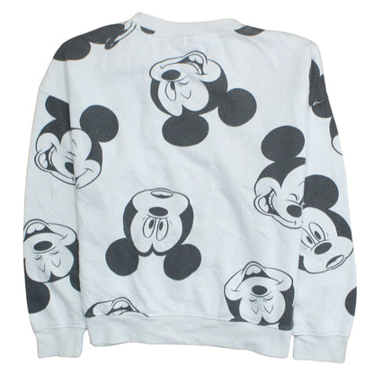 Womens UK Size M Disney White Pullover Sweatshirt
