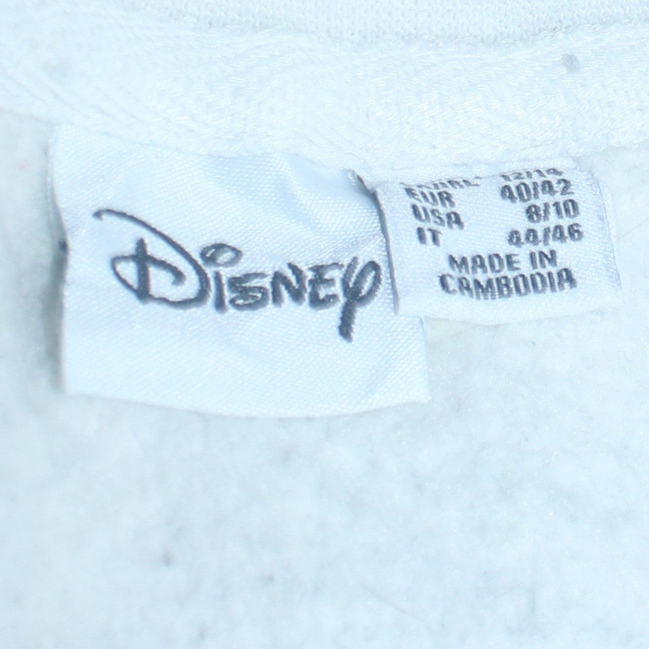Womens UK Size M Disney White Pullover Sweatshirt