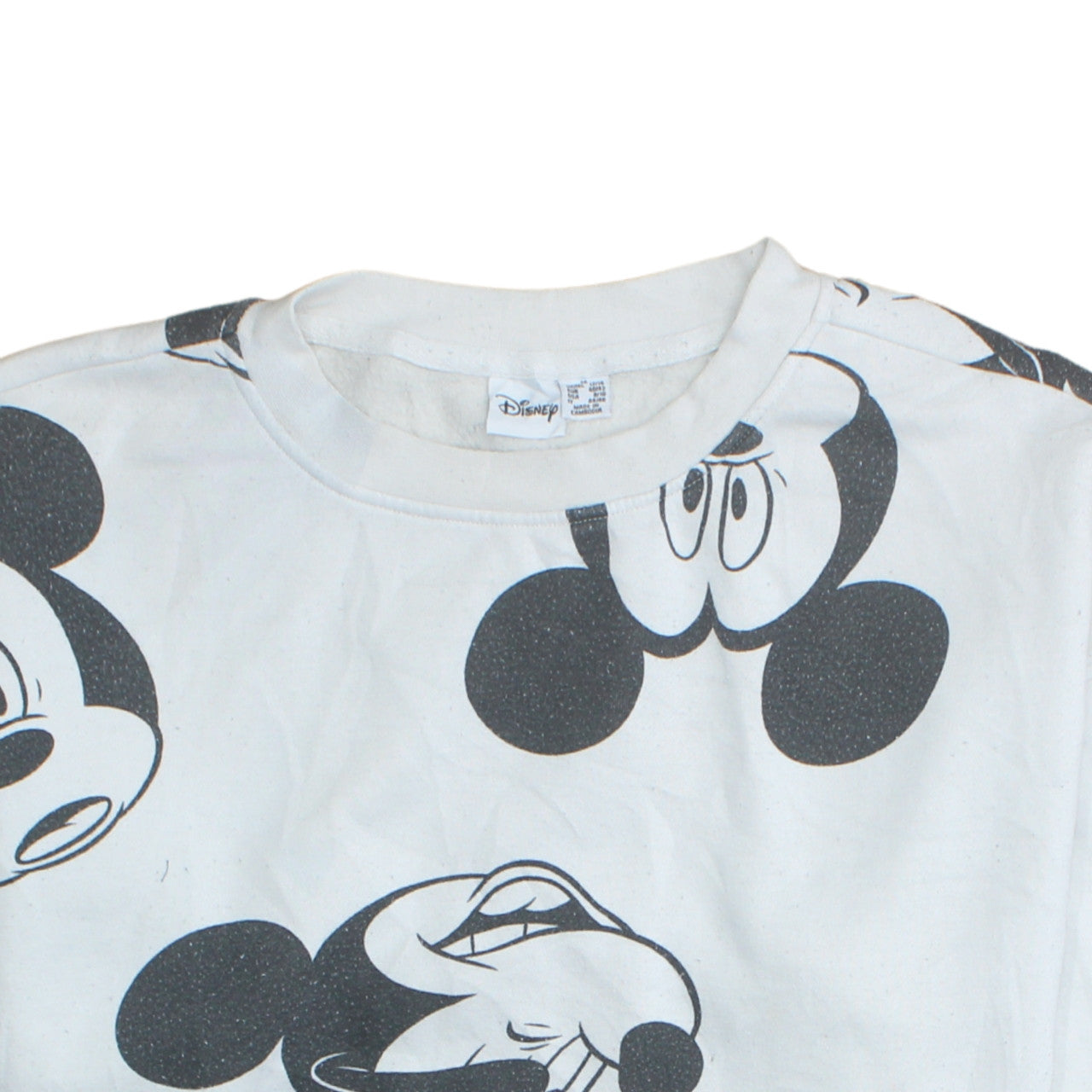 Womens UK Size M Disney White Pullover Sweatshirt