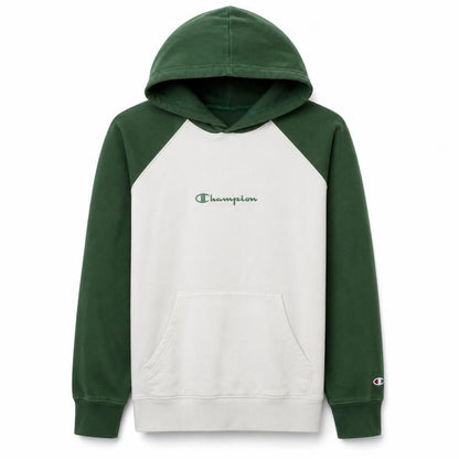 Mens UK Size M Champion Green Pullover Hoodie